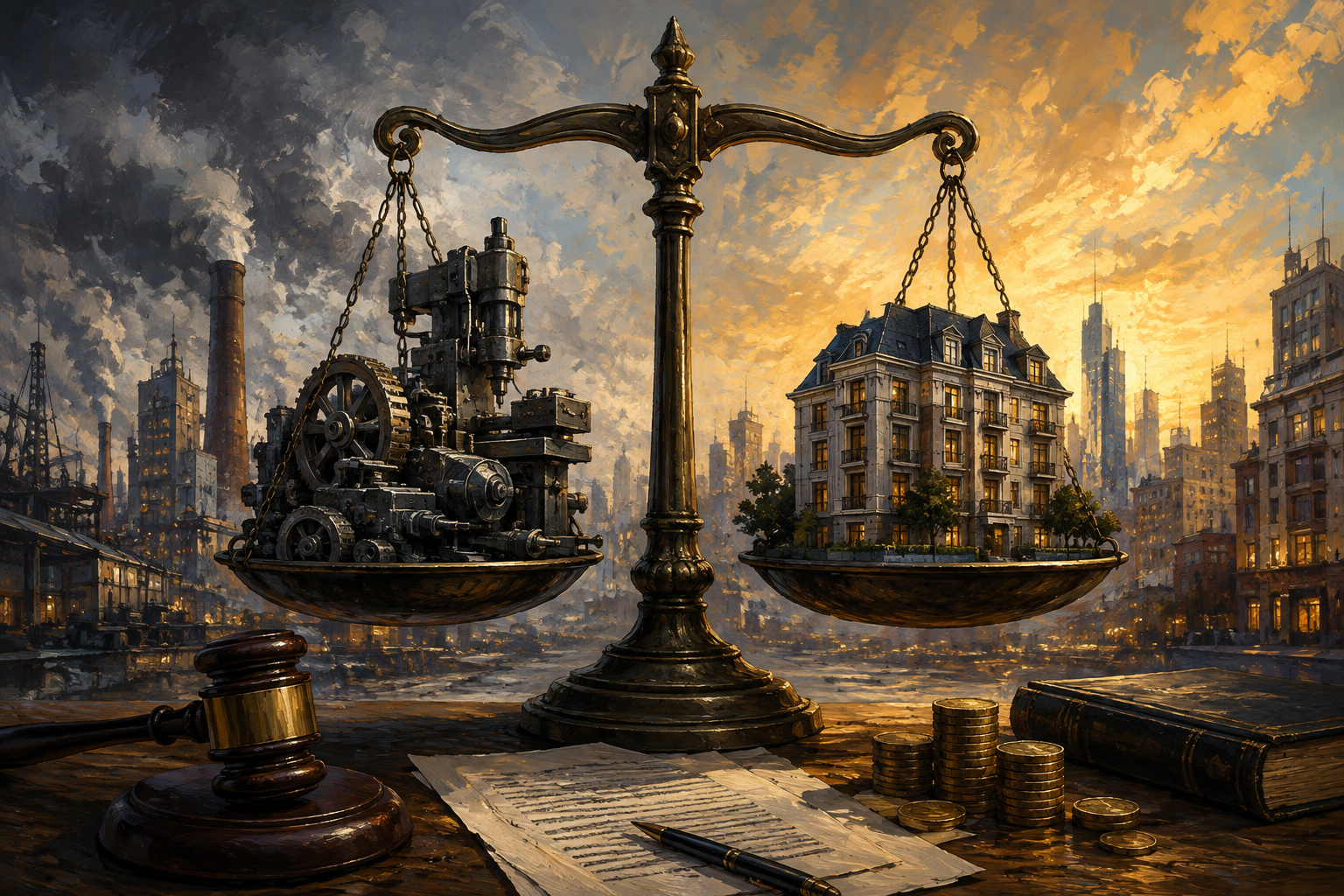 معاوضه ماشینآلات صنعتی با ملک