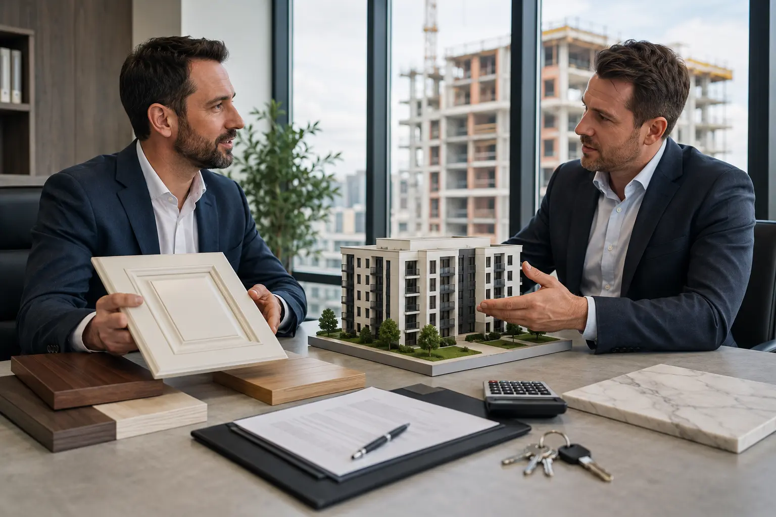 تهاتر کابینت با ملک یا واحد ساختمانی