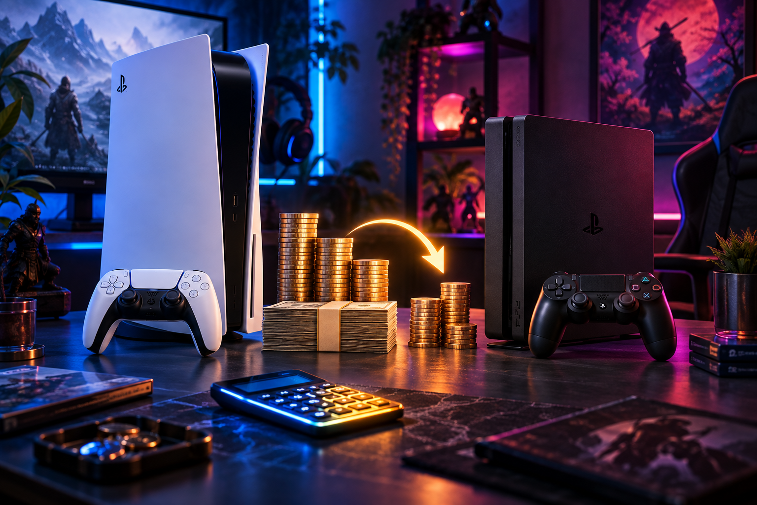 راهنمای-قیمت&zwnj;گذاری-معاوضه-ps4-با-ps5